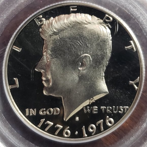 1976-S Kennedy Clad Half Dollar Graded PR 69 DCAM - Picture 2 of 4